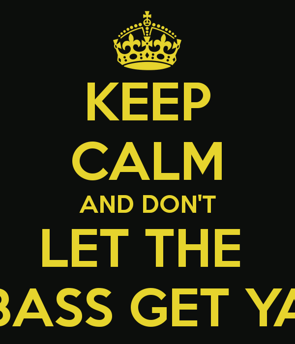 keep-calm-and-don-t-let-the-bass-get-ya.png : 베이스 강한 음악 원하신다면 Let the Bass Get Ya Mix - ZENTLX -