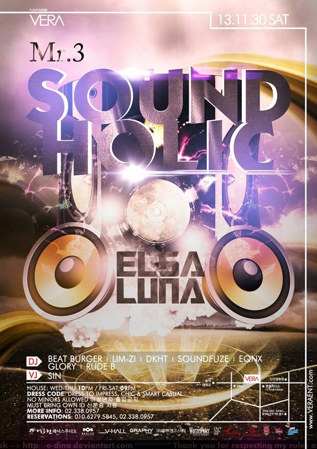 elsa luna.jpg : 홍대 베라@ DJ ELSA & DJ LUNA CLUBSOUND @ VERA CLUB 13.11.30 SAT