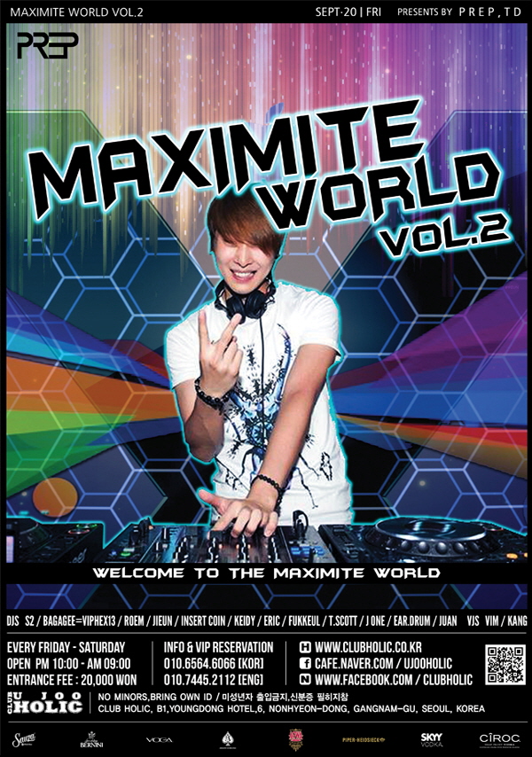 0920.jpg : [ 09.20 (금) ] Maximite World Vol.02 @ 클럽 홀릭