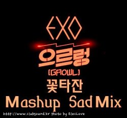 EXO (엑소) - Growl (으르렁) (꽃타잔 Mashup Sad Mix) + Instrumental Cut